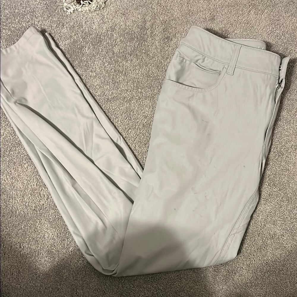 johnnie-O Gray Chinos with Stretch Cotton-Blend